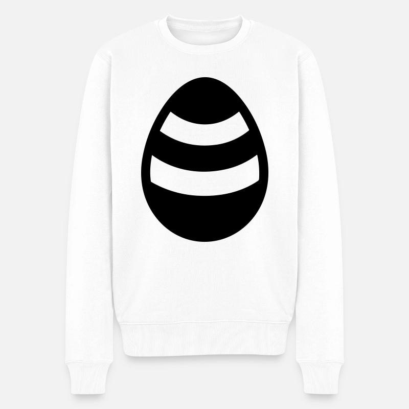 Oeuf - Pull Premium bio Homme - blanc