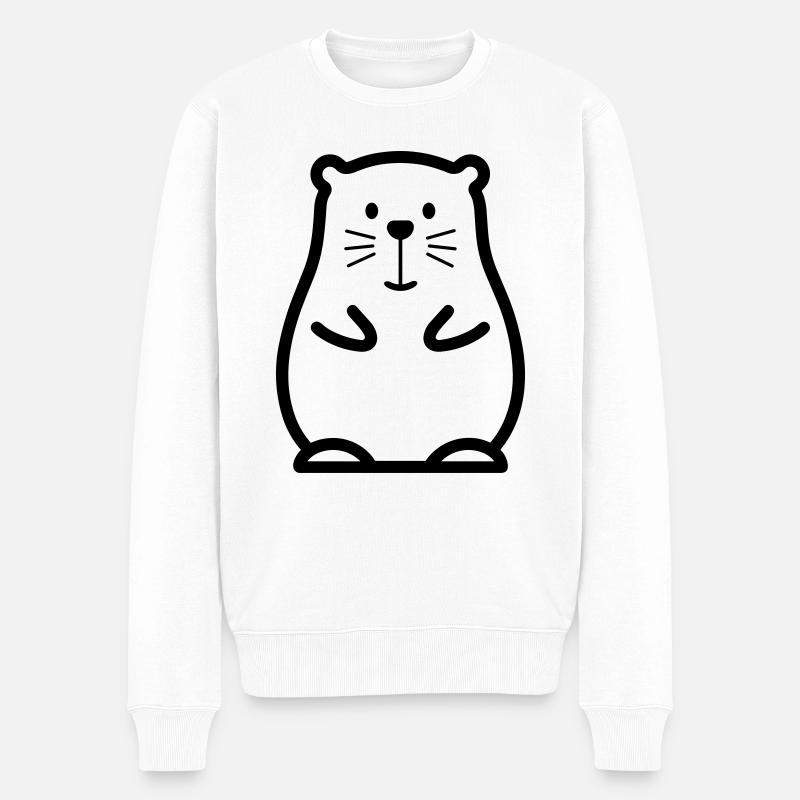 Castor - Pull Premium bio Homme - blanc