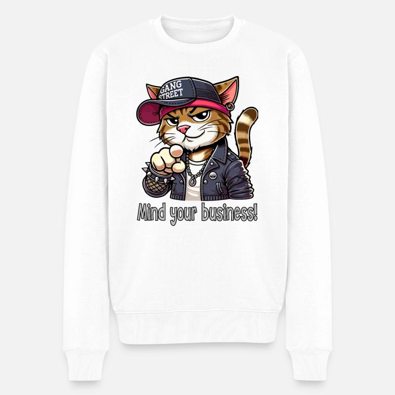 Occupez-vous de vos affaires ! - Pull Premium bio Homme - blanc