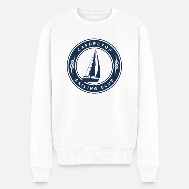 Kapbreton - Männer Premium Bio Pullover - Weiß