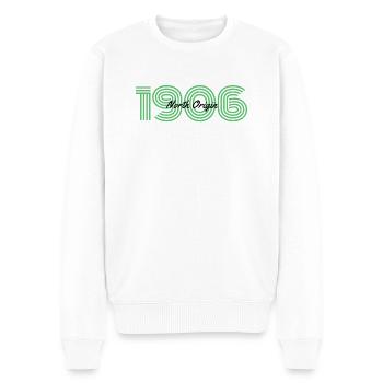 1906 North Origin Lens - Männer Premium Bio Pullover - Weiß - Vorne - Thijin (182cm)