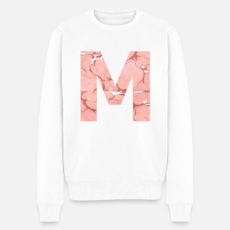 m 225 - Männer Premium Bio Pullover - Weiß