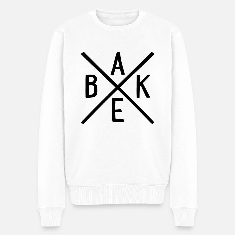 cuire - Pull Premium bio Homme - blanc