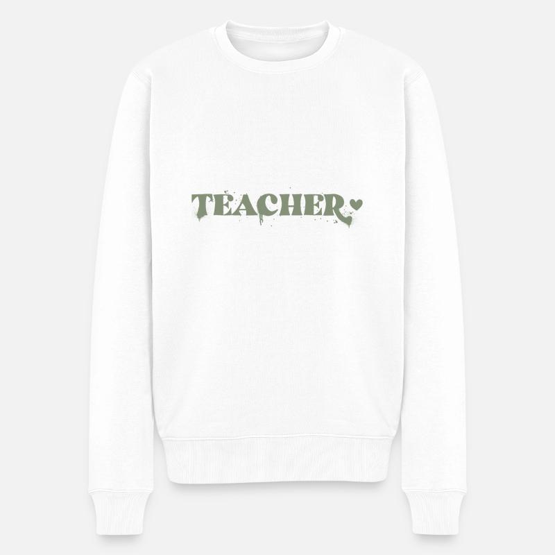 Enseignant - Pull Premium bio Homme - blanc
