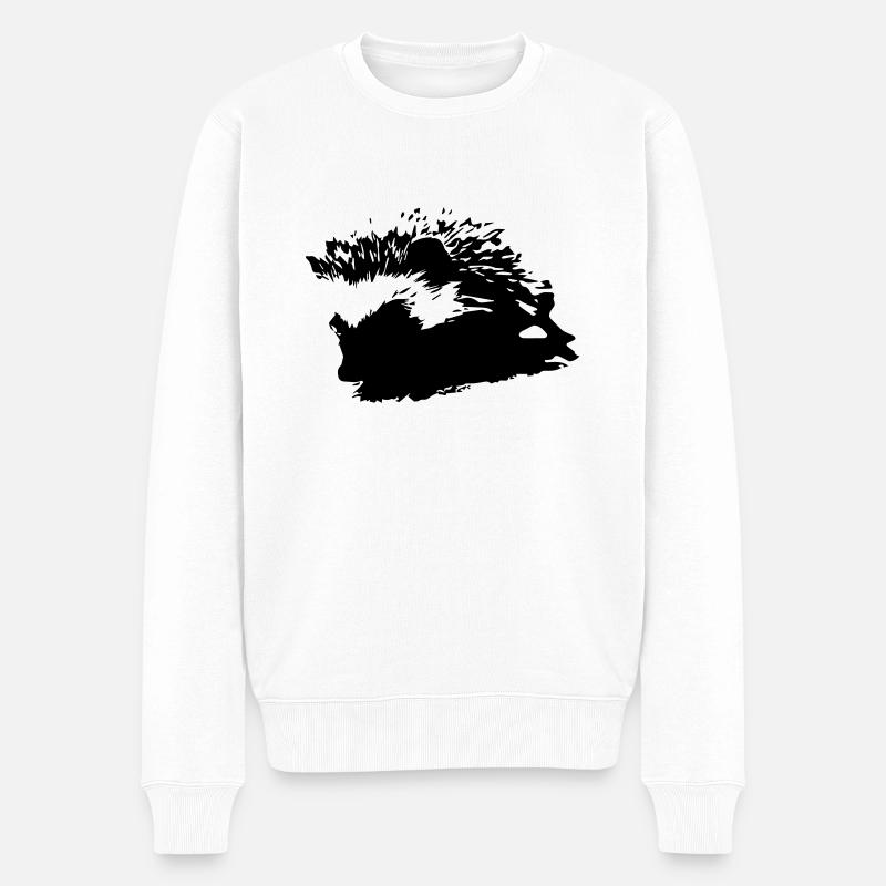 hérisson - Pull Premium bio Homme - blanc