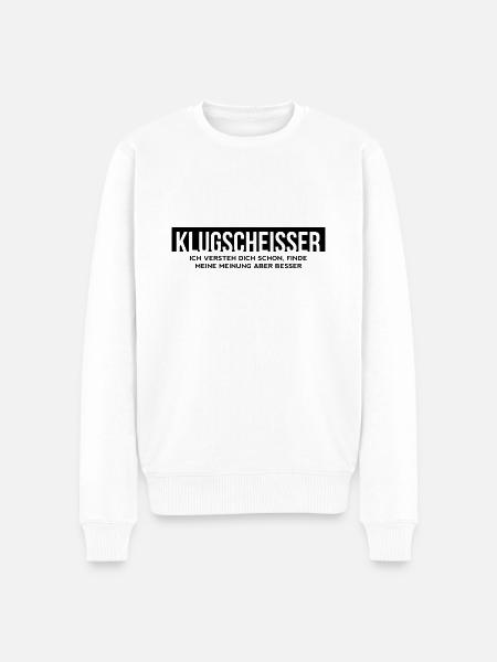 Smart Ass - I understand ... - Men's Premium Organic Jumper - white