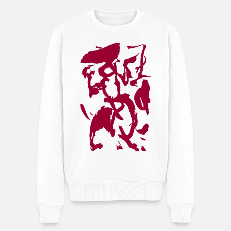 Résumé d’arrière-plan - Pull Premium bio Homme - blanc