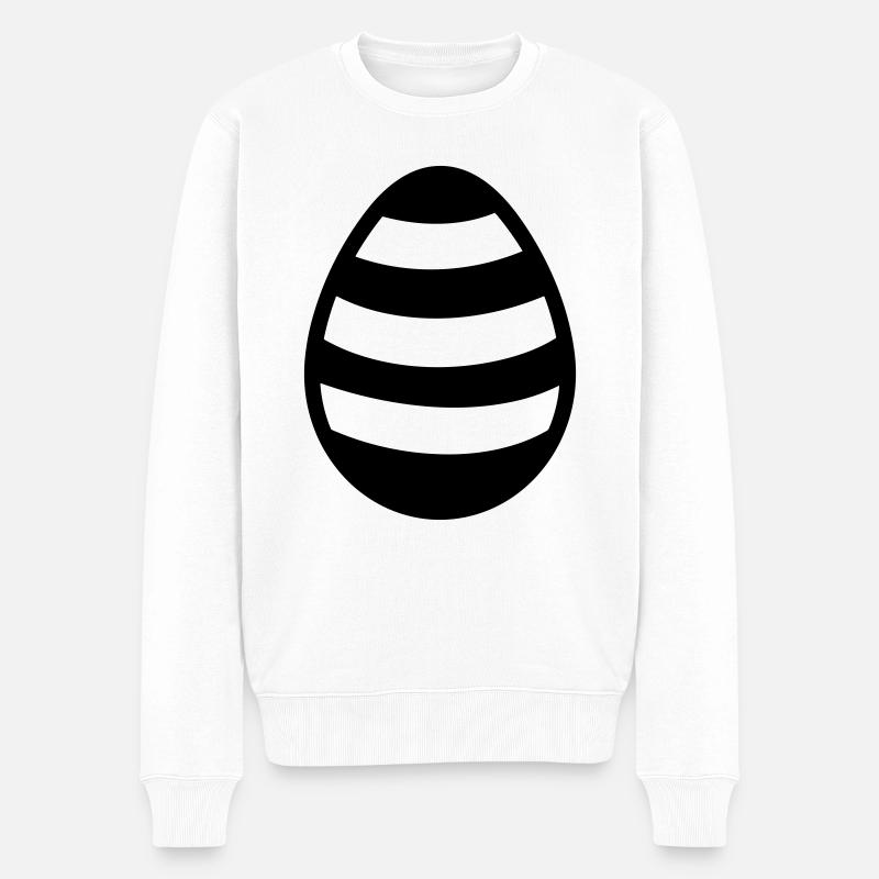 oeuf de paques - Pull Premium bio Homme - blanc