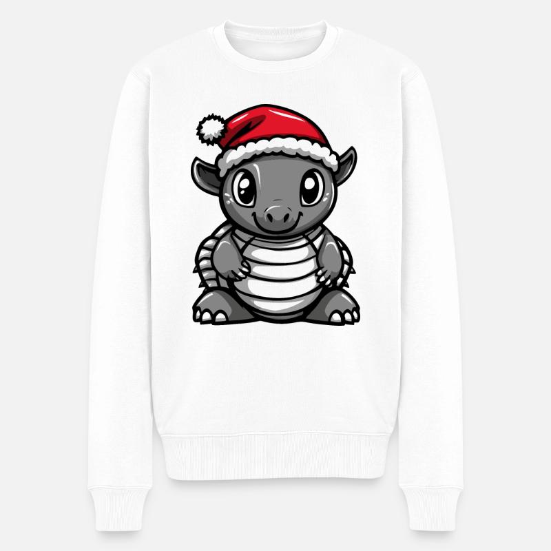 Tatous de Noël - Pull Premium bio Homme - blanc