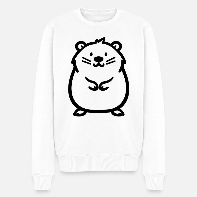 Castor - Pull Premium bio Homme - blanc