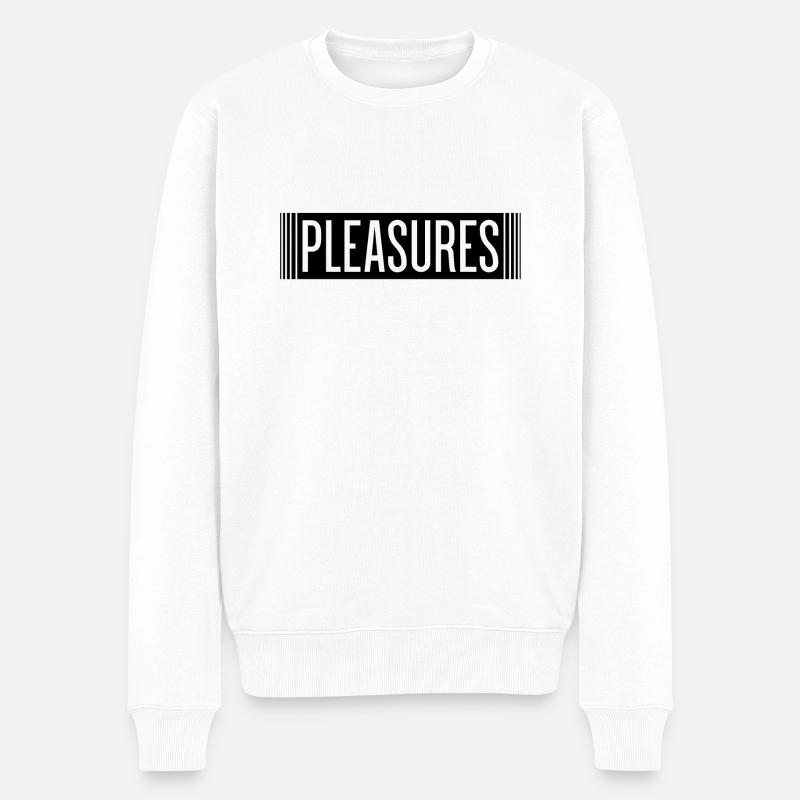 LES PLAISIRS - Pull Premium bio Homme - blanc