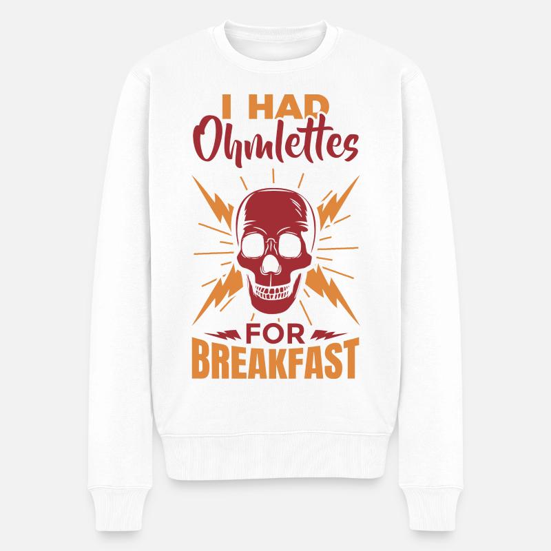 Blague électronique - Pull Premium bio Homme - blanc