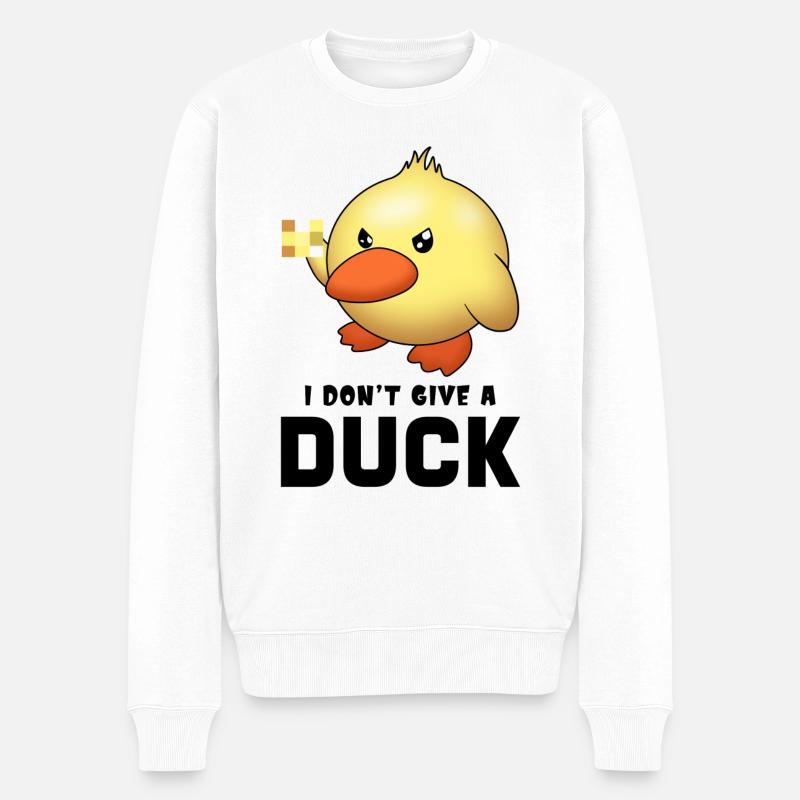 Je ne donne pas un canard - Pull Premium bio Homme - blanc