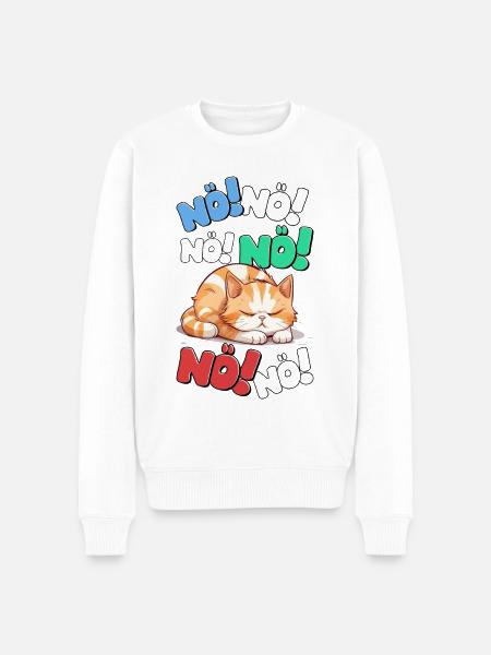 nope, nope, no, no, no - Men's Premium Organic Jumper - white