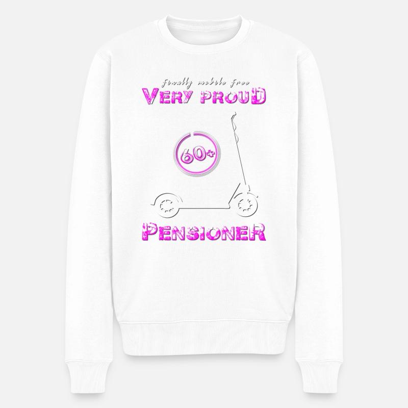 Retraité Retraité - Pull Premium bio Homme - blanc