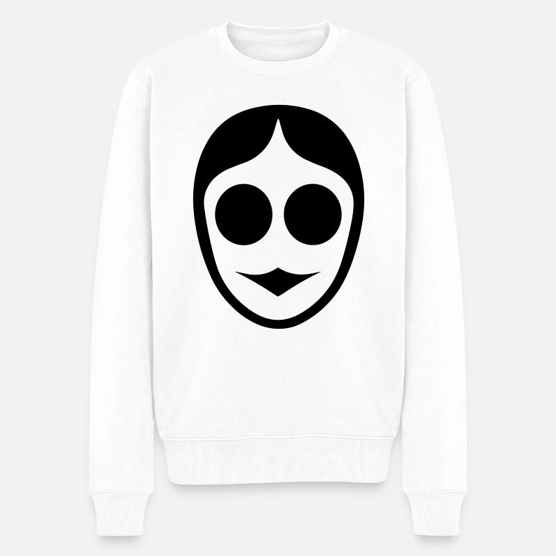 clown - Pull Premium bio Homme - blanc