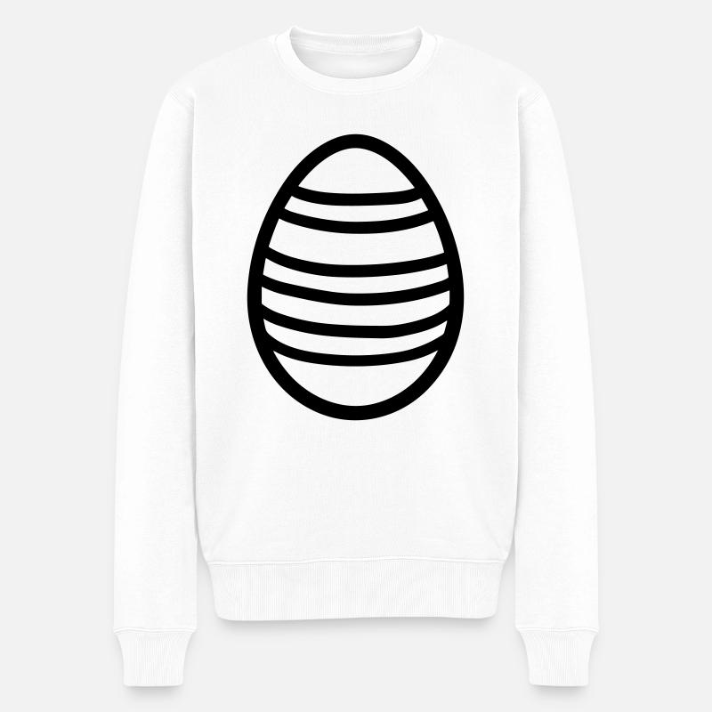 Oeuf de Pâques - Pull Premium bio Homme - blanc