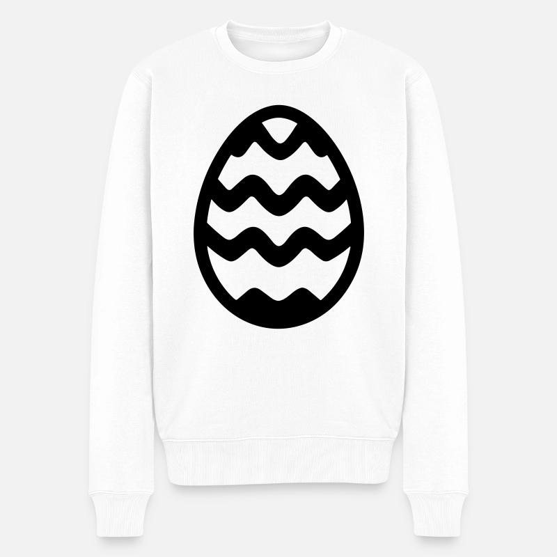 Oeuf - Pull Premium bio Homme - blanc