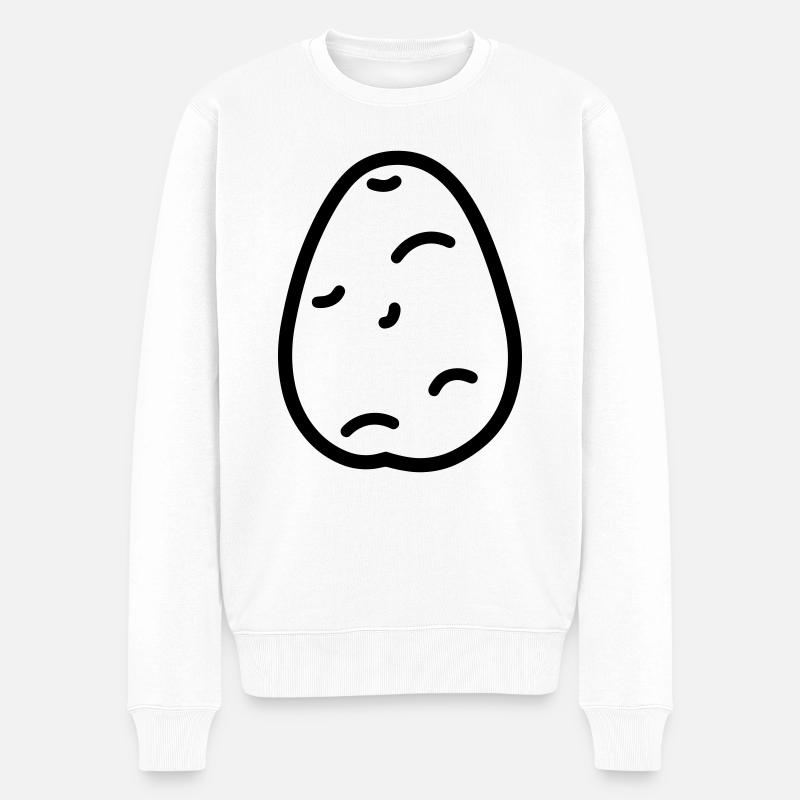 patate - Pull Premium bio Homme - blanc