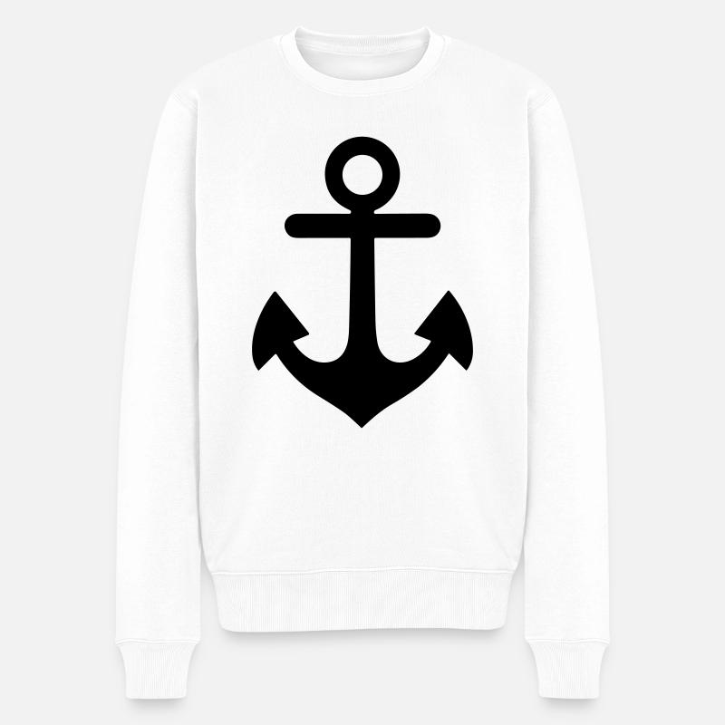Ancre - Pull Premium bio Homme - blanc