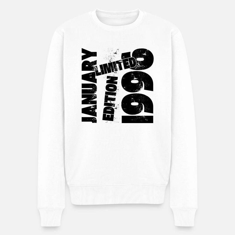 JANVIER 1996 LIMITED EDITION - Pull Premium bio Homme - blanc