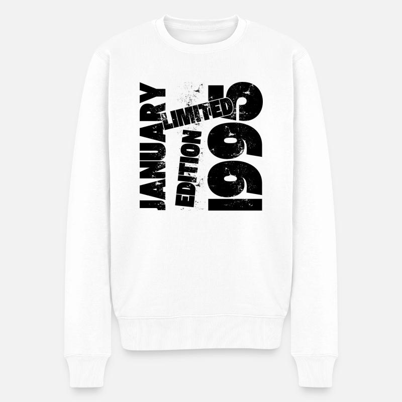 JANVIER 1995 LIMITED EDITION - Pull Premium bio Homme - blanc
