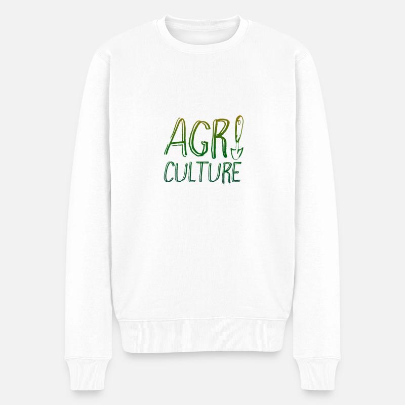 Agriculture - Agriculture - Pull Premium bio Homme - blanc