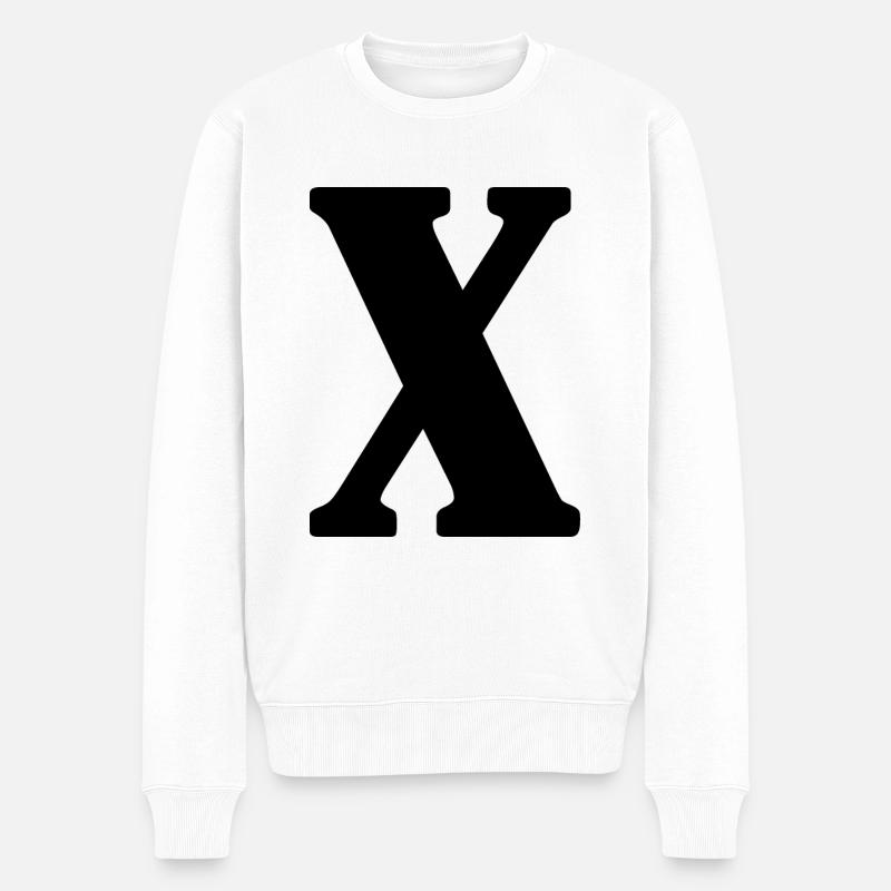 X - Pull Premium bio Homme - blanc