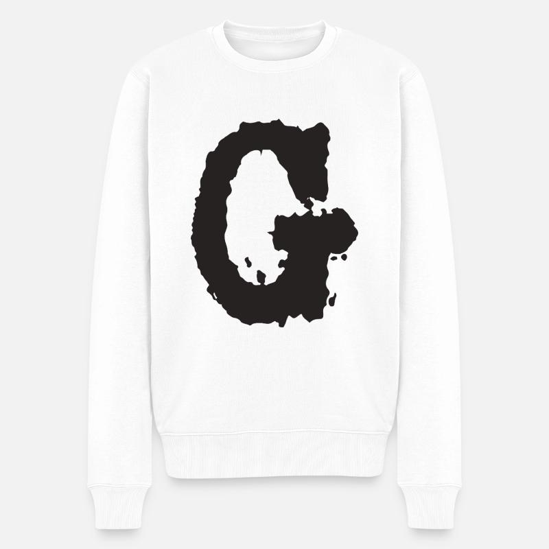 G - Pull Premium bio Homme - blanc