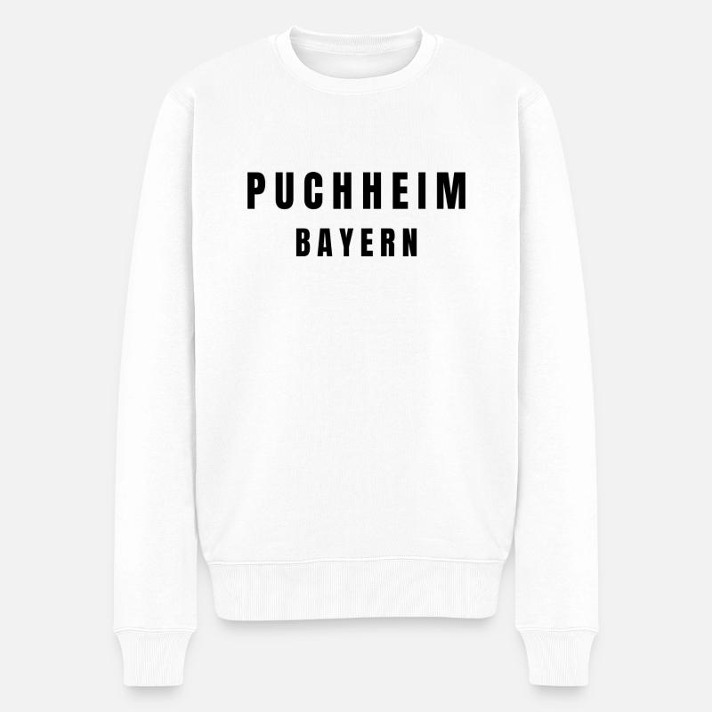 Puchheim, Bavière - Pull Premium bio Homme - blanc