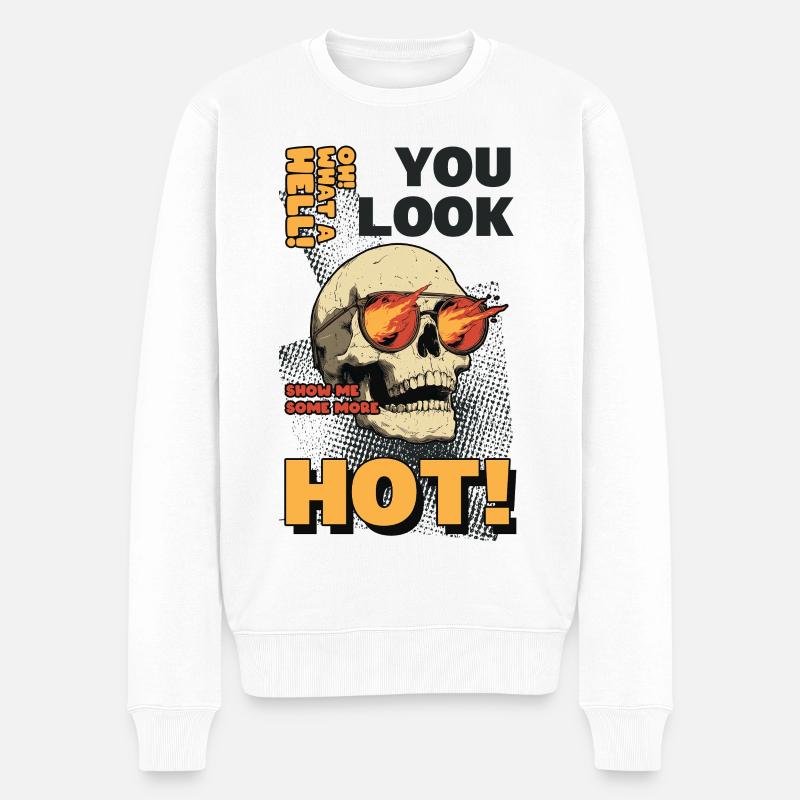 Vous avez l’air sexy - Pull Premium bio Homme - blanc