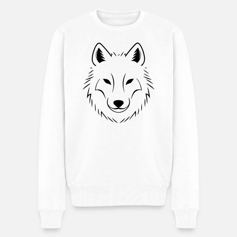 Loup - Pull Premium bio Homme - blanc