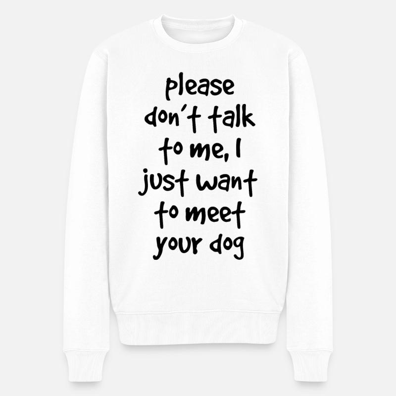 Citation de chien - Pull Premium bio Homme - blanc