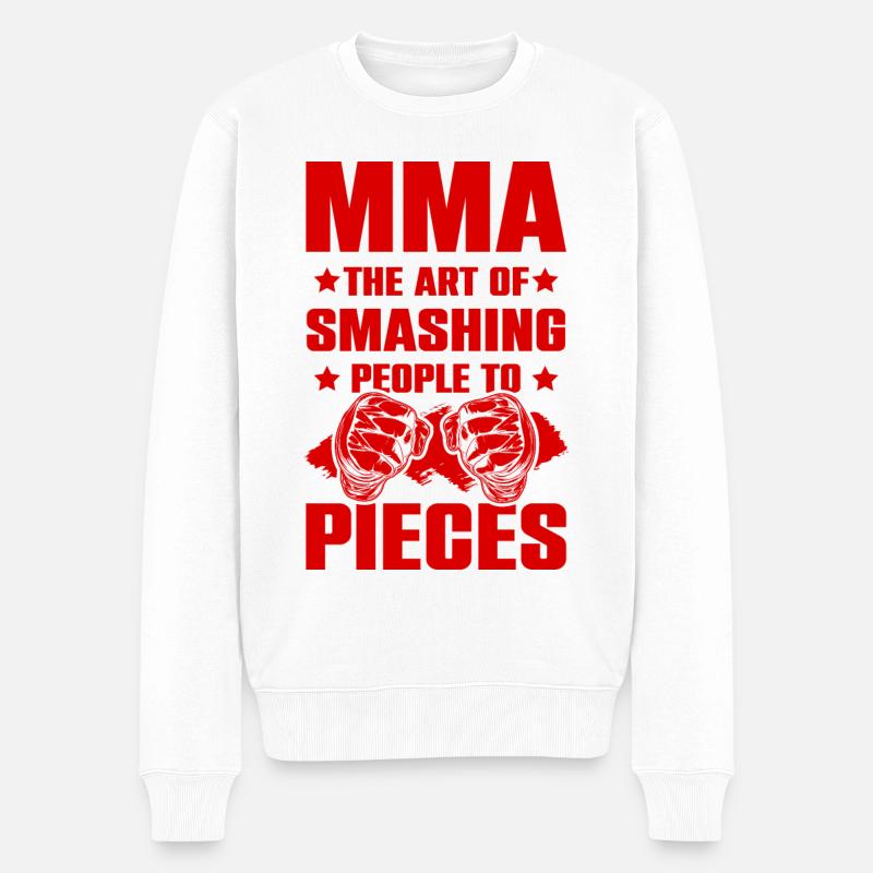 Mma Arts matrimoniaux mixtes - Pull Premium bio Homme - blanc
