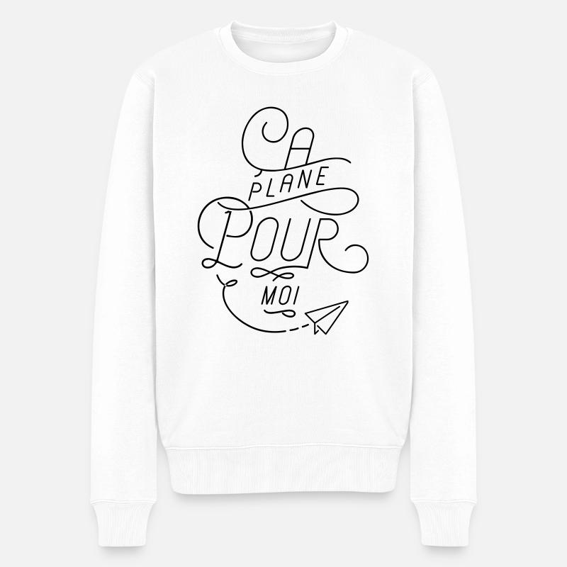 Ça plane pour moi ! - Pull Premium bio Homme - blanc