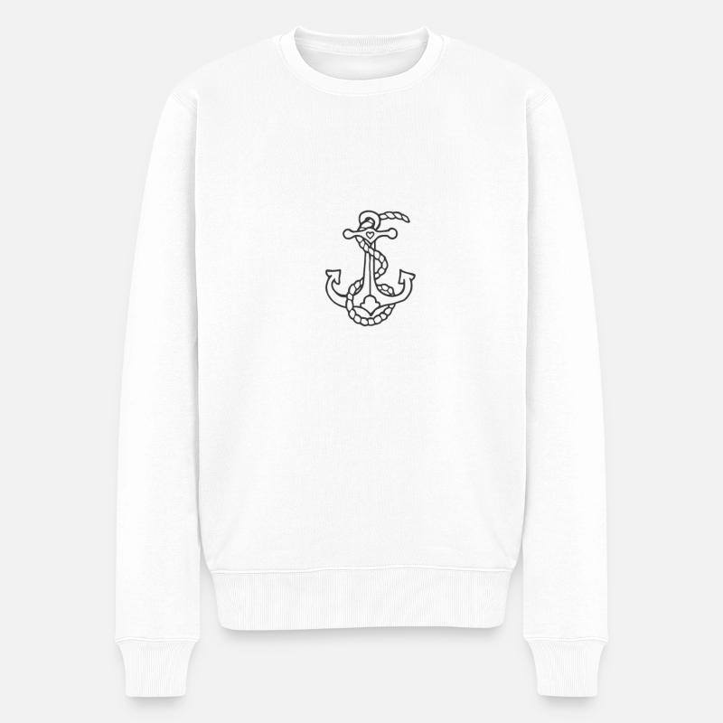 Ancre - Pull Premium bio Homme - blanc