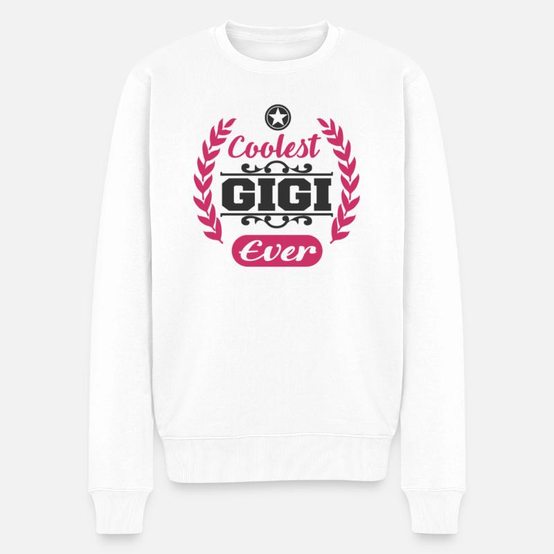 GIGI - Pull Premium bio Homme - blanc