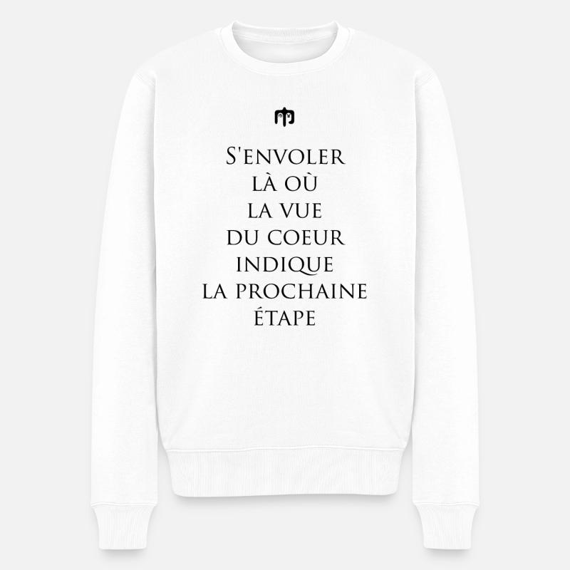 etape - Pull Premium bio Homme - blanc
