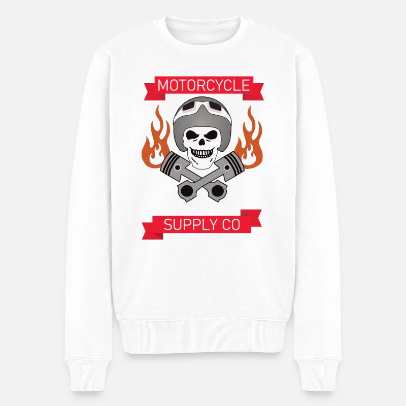 Conception du moteur 1 - Pull Premium bio Homme - blanc