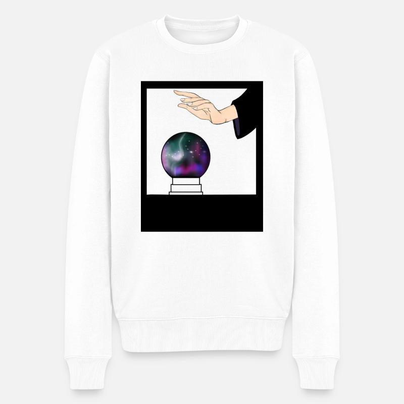 Magie - Pull Premium bio Homme - blanc