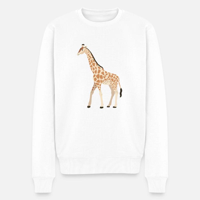 Girafe - Pull Premium bio Homme - blanc