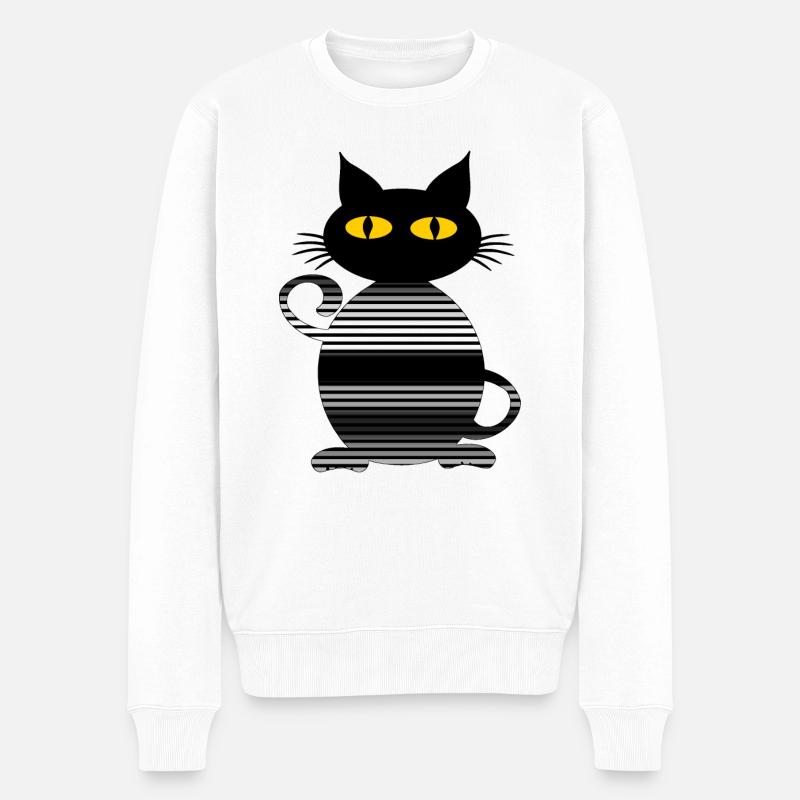 Chat - Pull Premium bio Homme - blanc