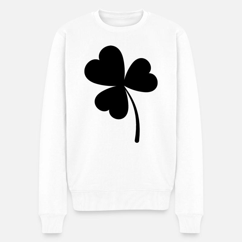Dancing Dance Music - Männer Premium Bio Pullover - Weiß