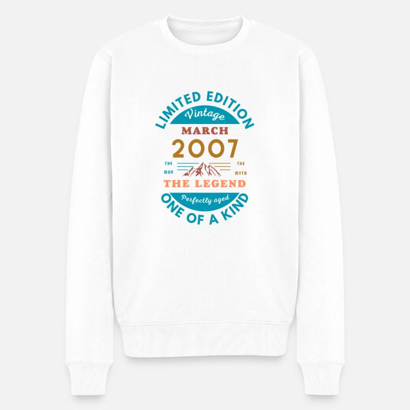 Timeless '07 Icon - Pull Premium bio Homme - blanc