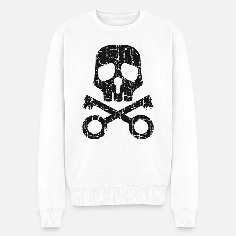 Clé - Pull Premium bio Homme - blanc