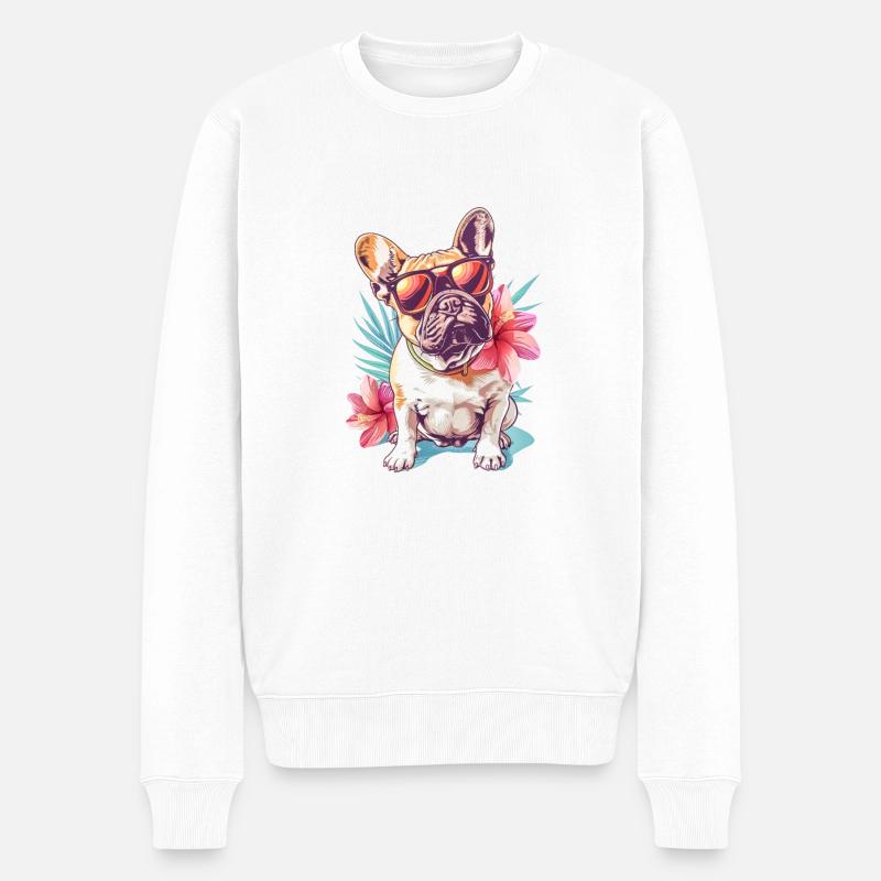 Petit ami - Pull Premium bio Homme - blanc