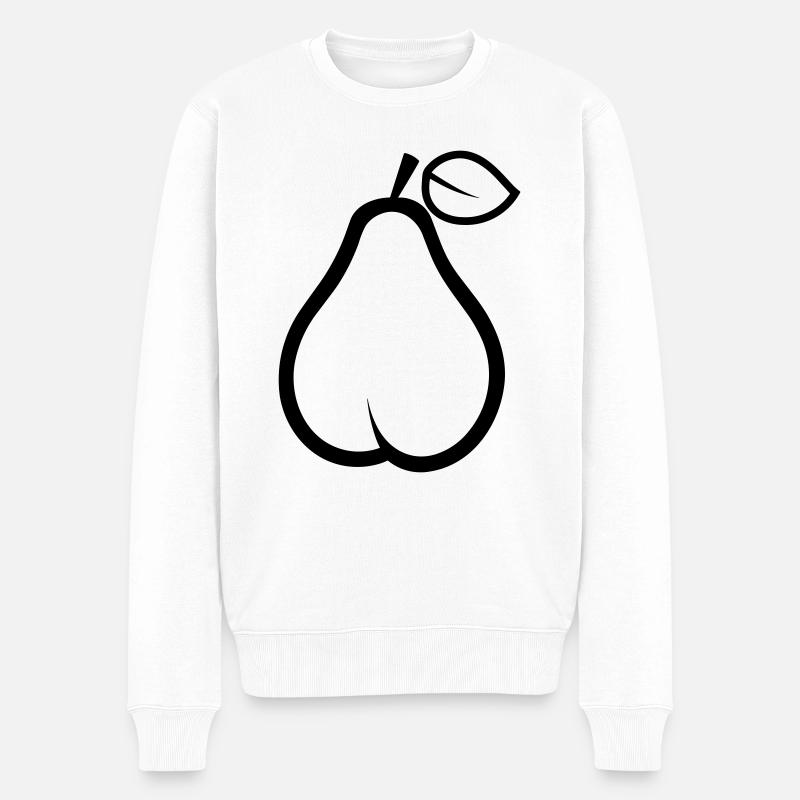 poire - Pull Premium bio Homme - blanc