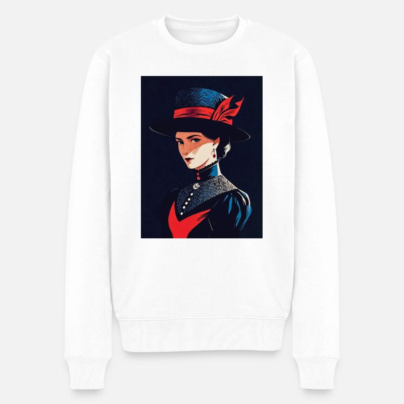 Autorité silencieuse - Pull Premium bio Homme - blanc