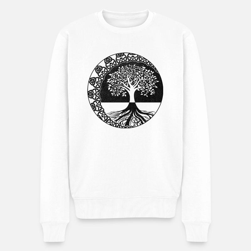 Arbre - Pull Premium bio Homme - blanc