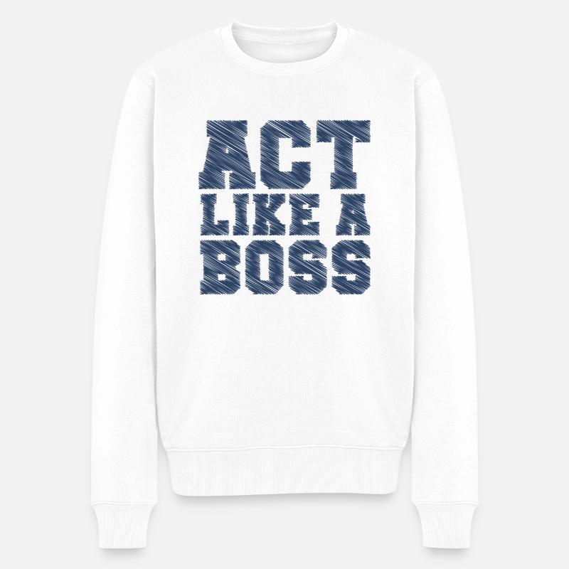 Act - Pull Premium bio Homme - blanc